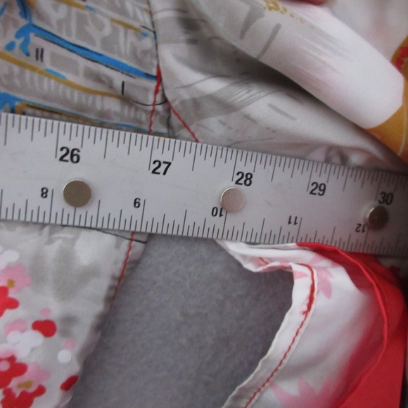 Kyoto Kimono Floral Satin Geisha‎ Vintage Julin Co Limited Japan Art to Wear - Picture 8 of 11